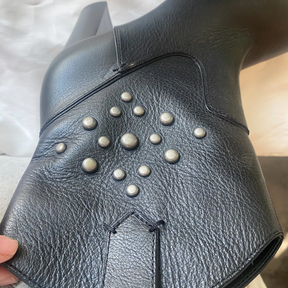 Lauren Ralph Lauren | Micah Studded Leather Boots | Womens US 10 - Picture 12 of 14